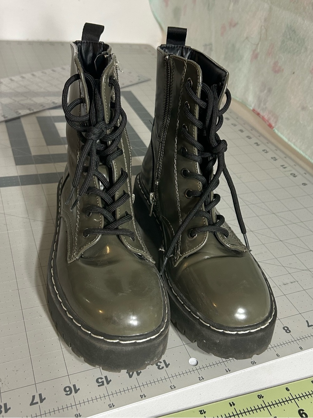 Army Green Combat Boot
